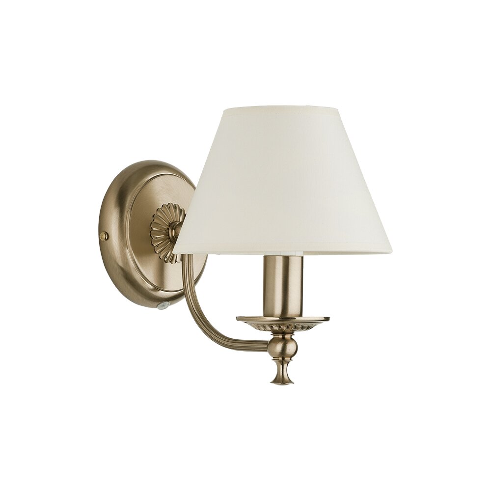 Alfa Sofia 1 Wall Lamp Gold/White