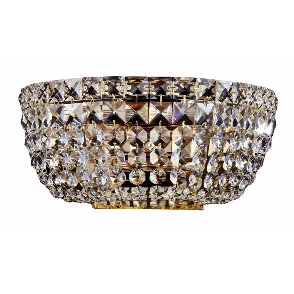 Maytoni Basfor Gold Wall Lamp 2 Bulbs