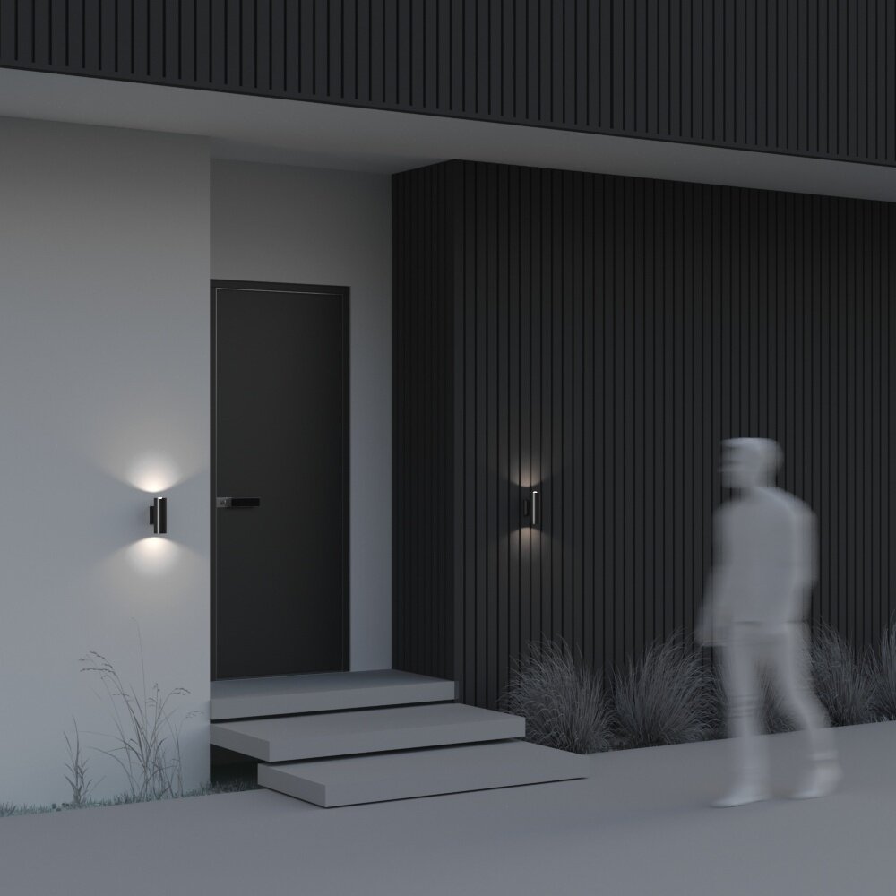 Maytoni Bowery Black Wall Light 2 Bulbs