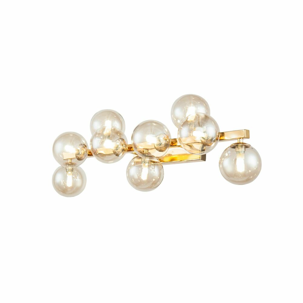 Maytoni Dallas Wall Light Gold/Yellow 9 Bulbs
