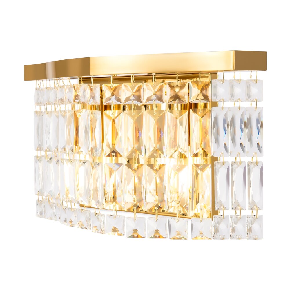 Maytoni Dune Gold Wall Light 2 Bulbs