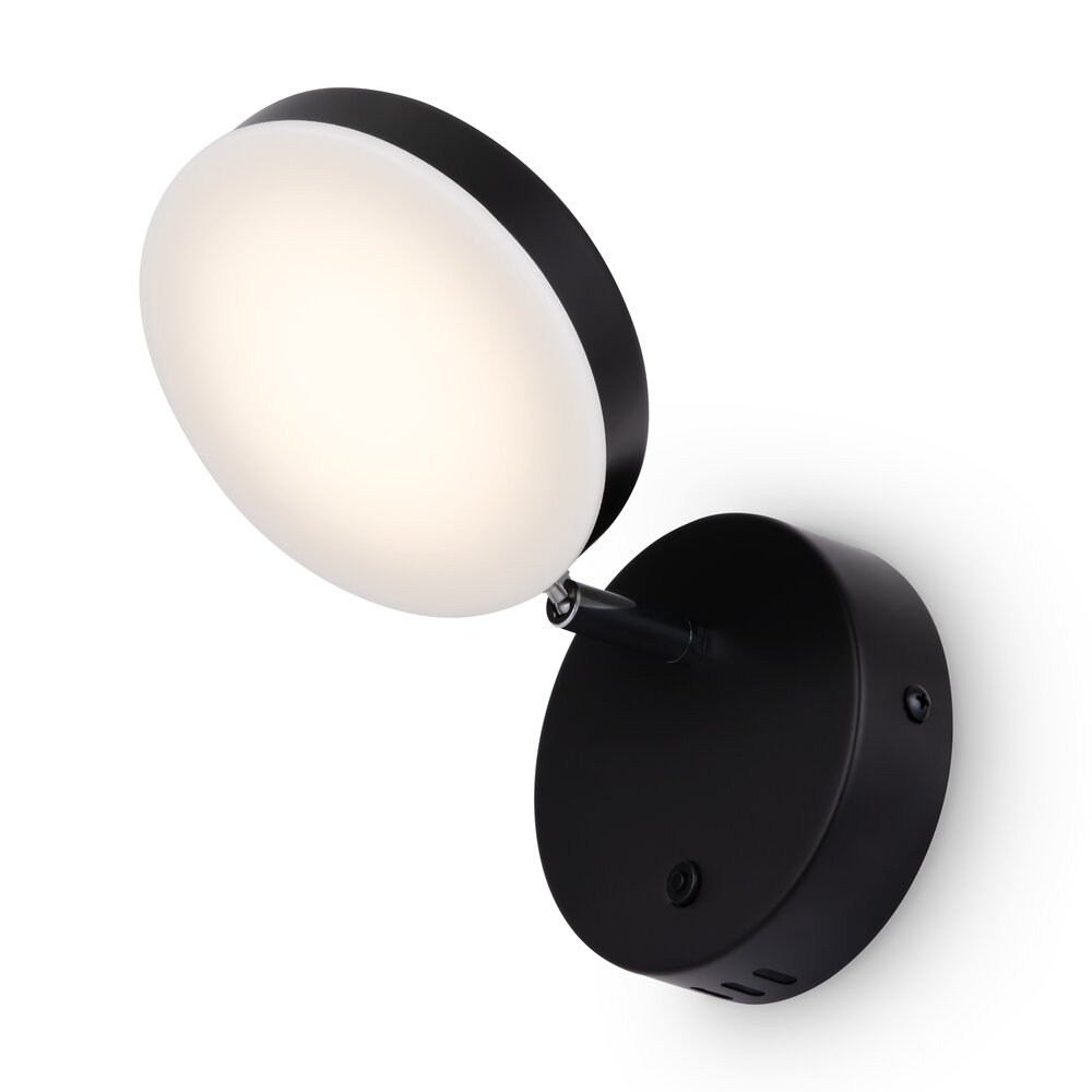Maytoni Fad Black/Black LED Wall Light 12.5 x 15 cm