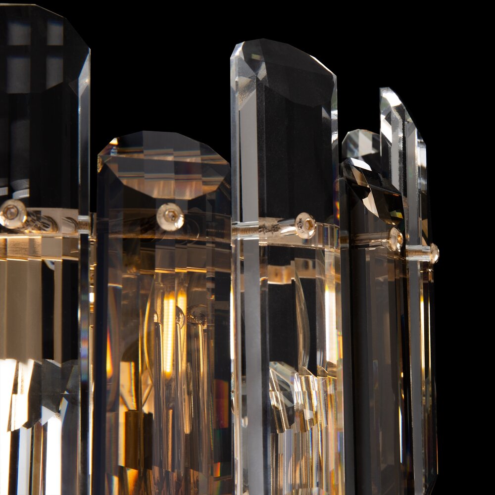 Maytoni Flare Gold/Transparent Wall Light 2 Bulbs