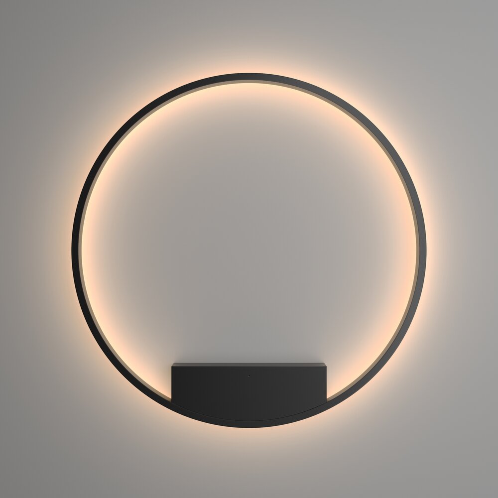 Черна/черна LED аплика Maytoni Rim 9 x 58 см