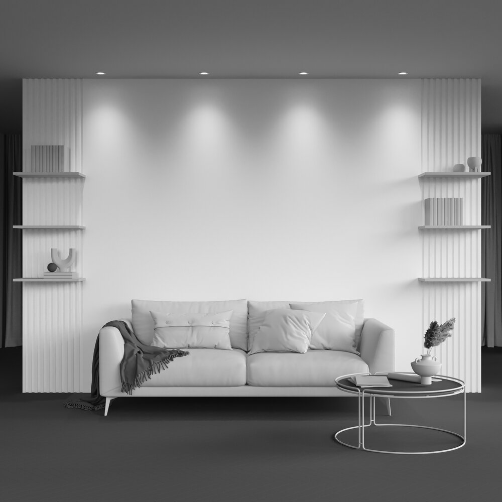 Maytoni Slim Wall Light White 1 Bulb 5.5 x 9 cm