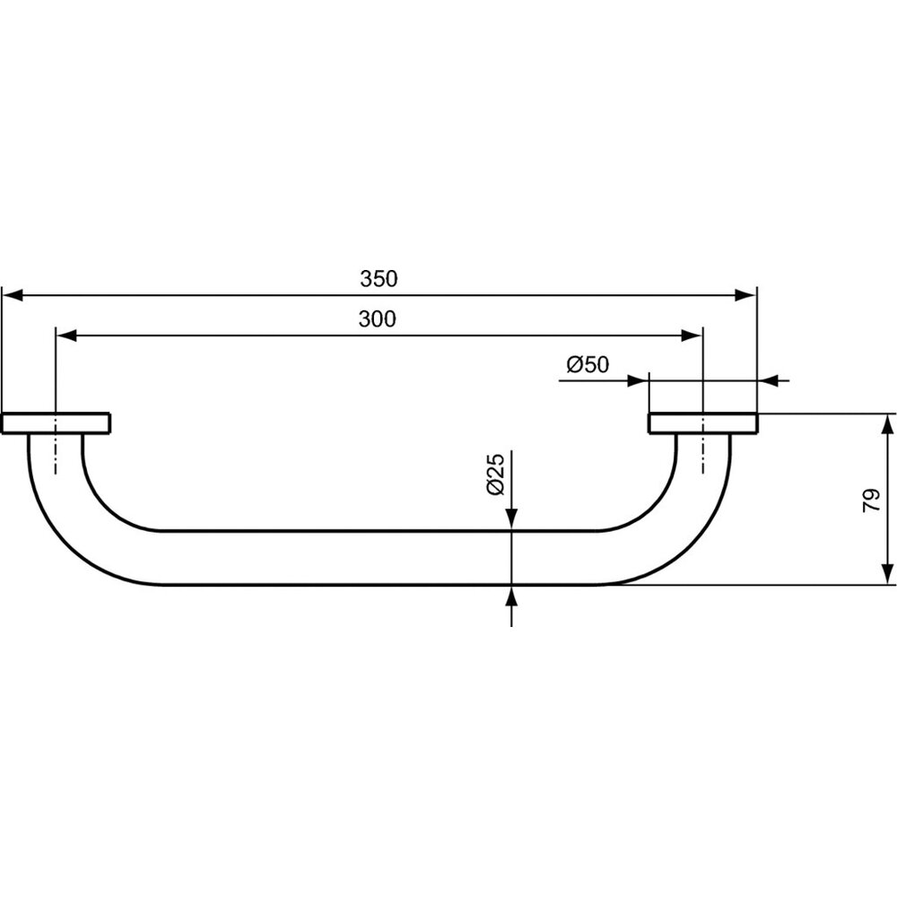 Дръжка Ideal Standard IOM 30 см