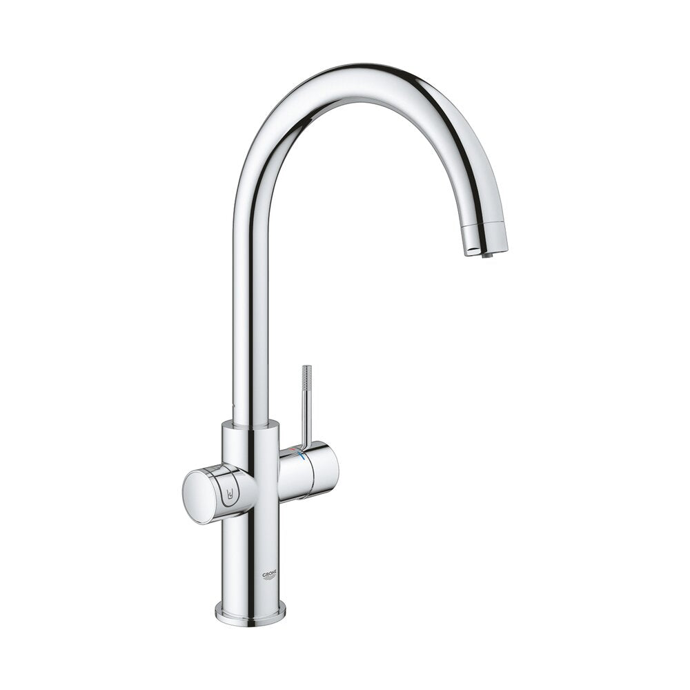 Кухненска батерия Grohe Blue Home хром тръба тип C и Starter Kit