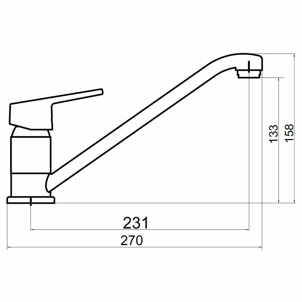 Iris New Kitchen Faucet 20 cm