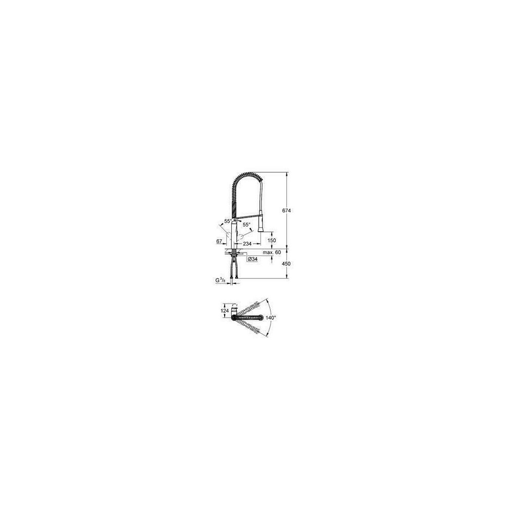 Grohe K7 Kitchen Faucet with Flexible Spout