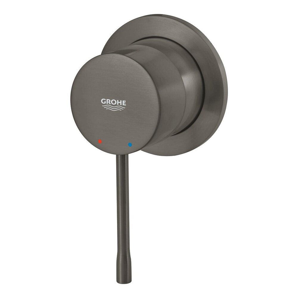 Батерия за вграден душ Grohe Essence антрацит мат с вграден корпус