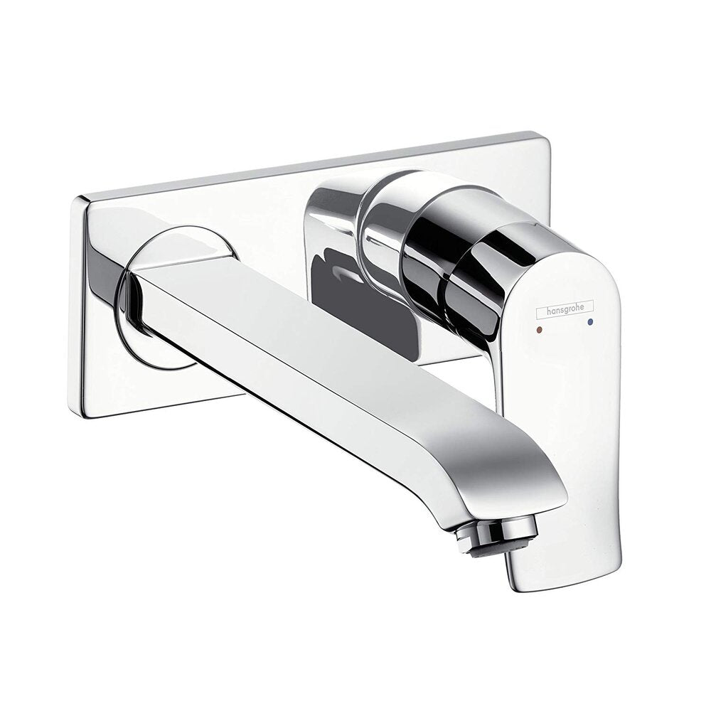 Hansgrohe Metris Chrome Wall-Mounted Basin Mixer