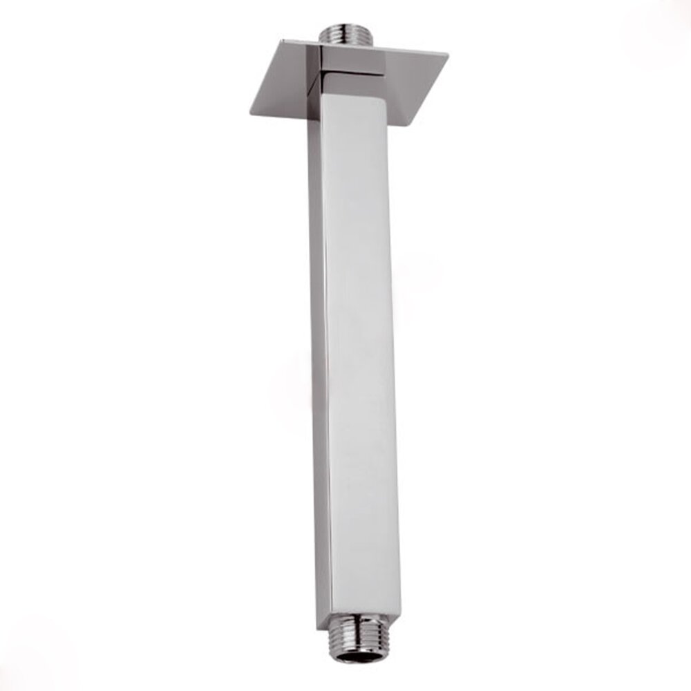 Ferro Chrome Shower Arm with Ceiling Mount 20 cm