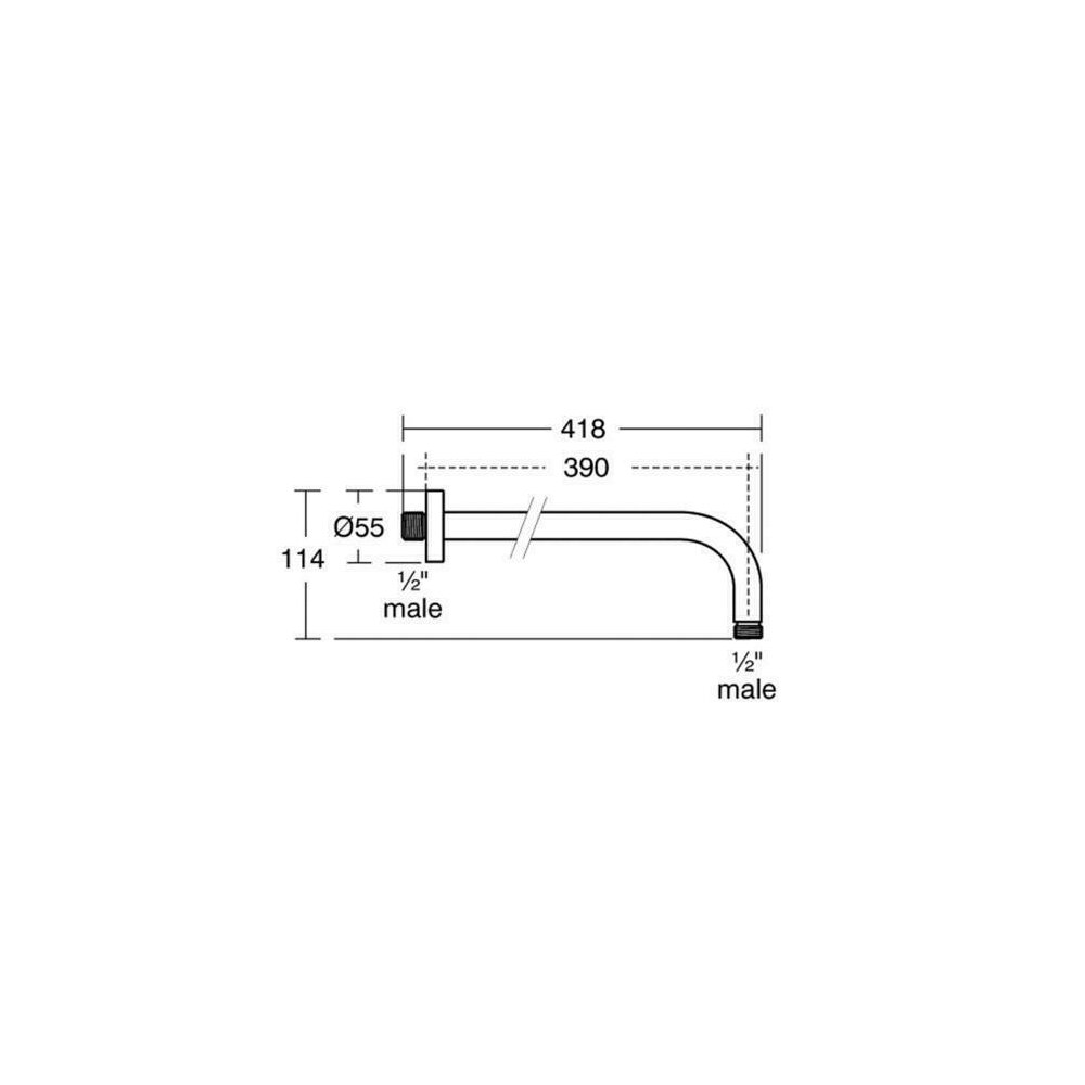 Ръкохватка за душ Ideal Standard IdealRain 400 мм