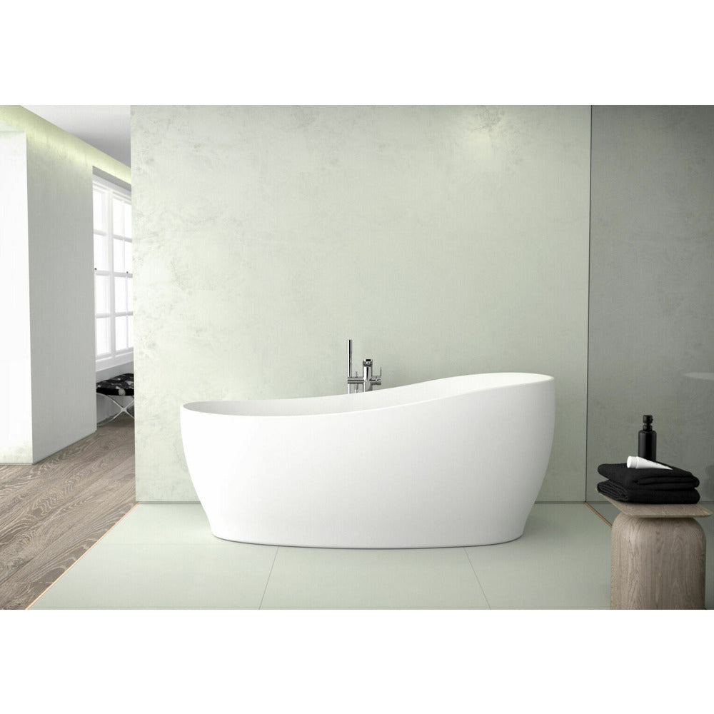 Freestanding Bathtub Ideal Standard Atelier Around 180x85 cm Glossy White