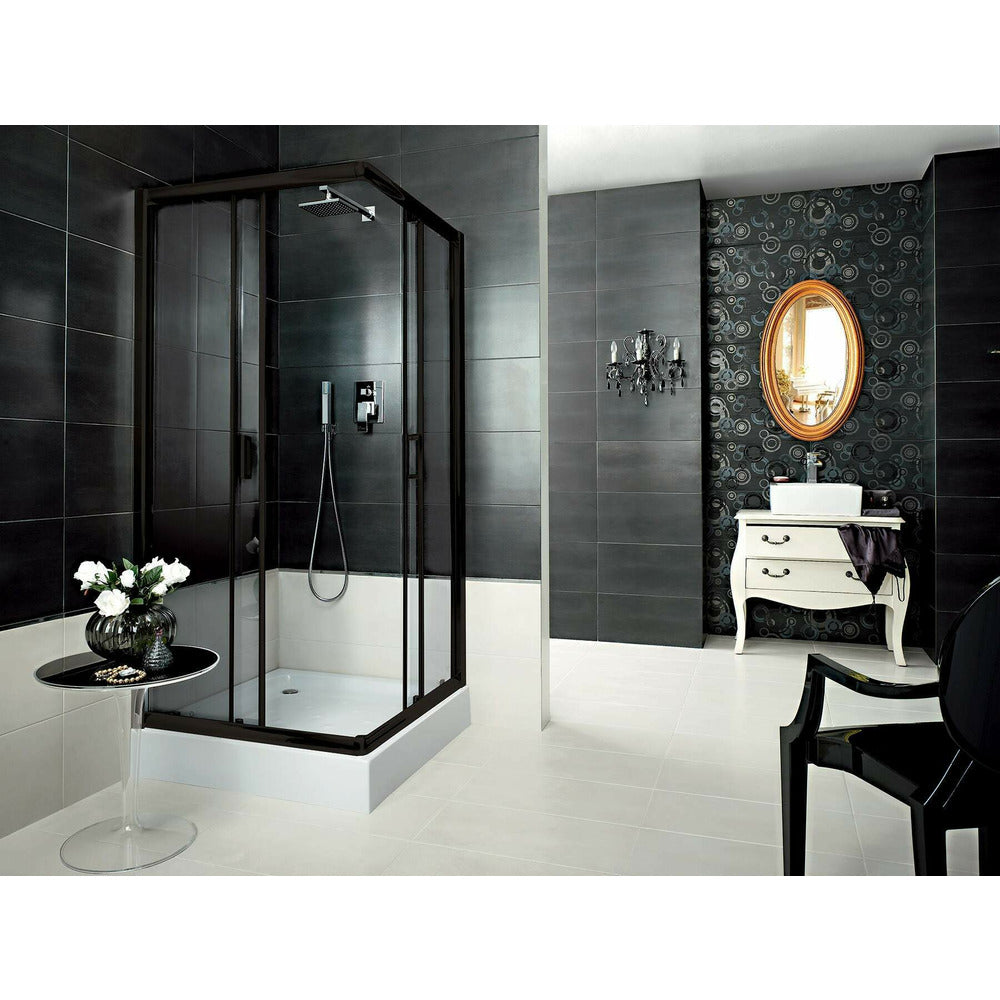 Квадратна душ кабина Deante Funkia бяла 90x90 см