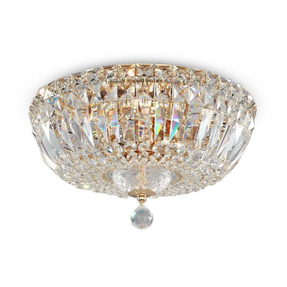 Maytoni Basfor Gold Chandelier 3 Bulbs