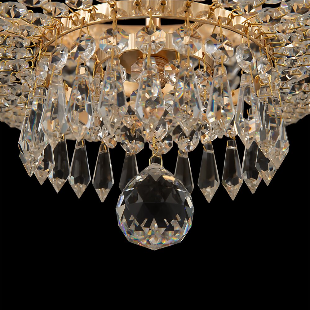 Maytoni Bella Gold Chandelier 8 Bulbs