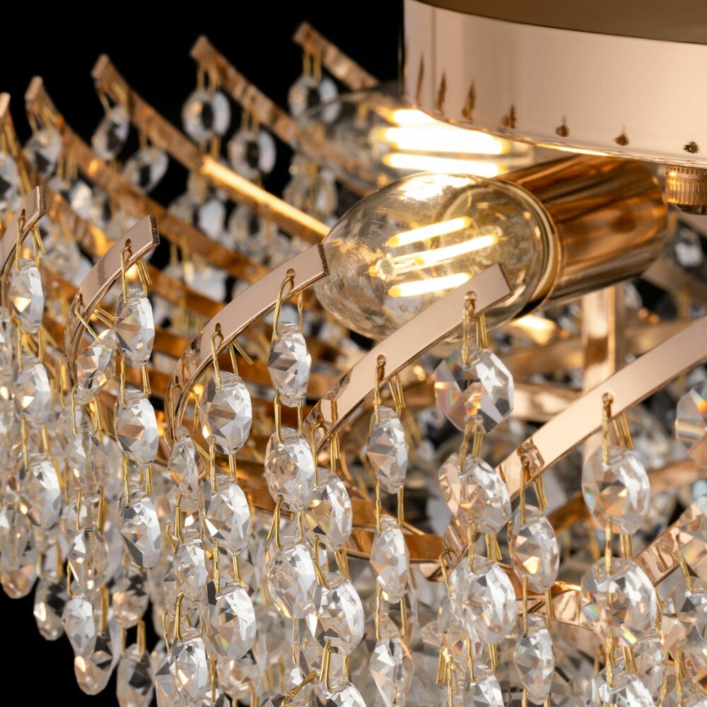 Maytoni Karolina Gold Chandelier 9 Bulbs