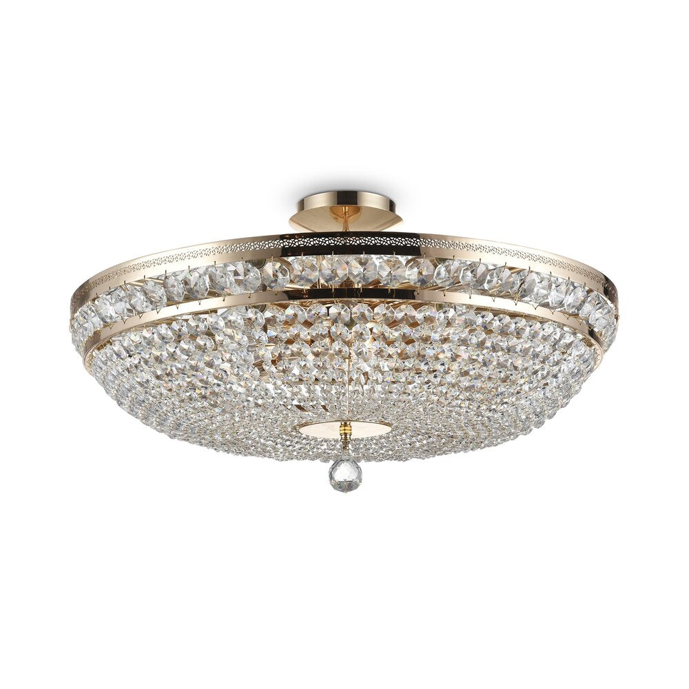 Maytoni Ottilia Gold Chandelier 12 Bulbs