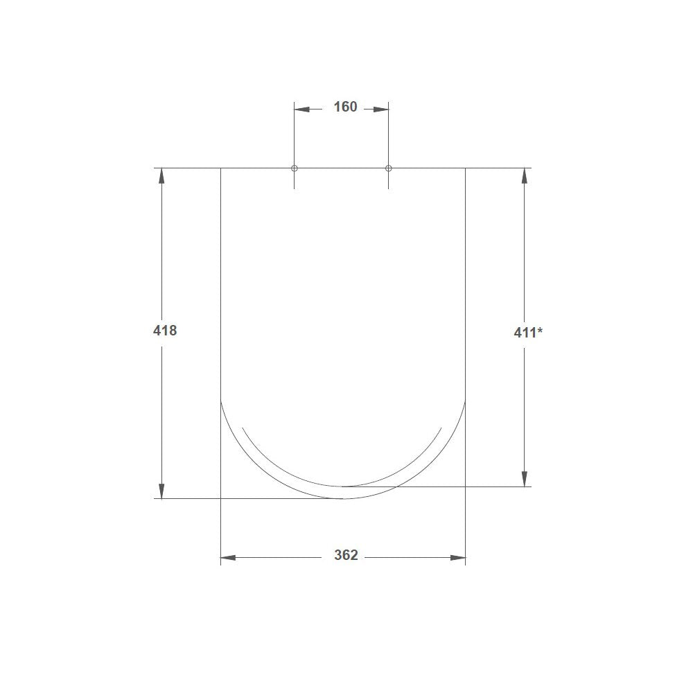 Gala Noble White Toilet Seat