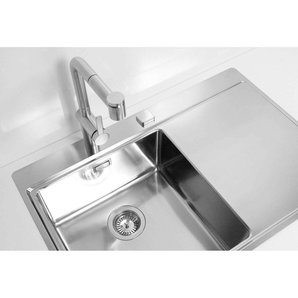 Alveus Pure 40 Left Stainless Steel Sink 79x53 cm