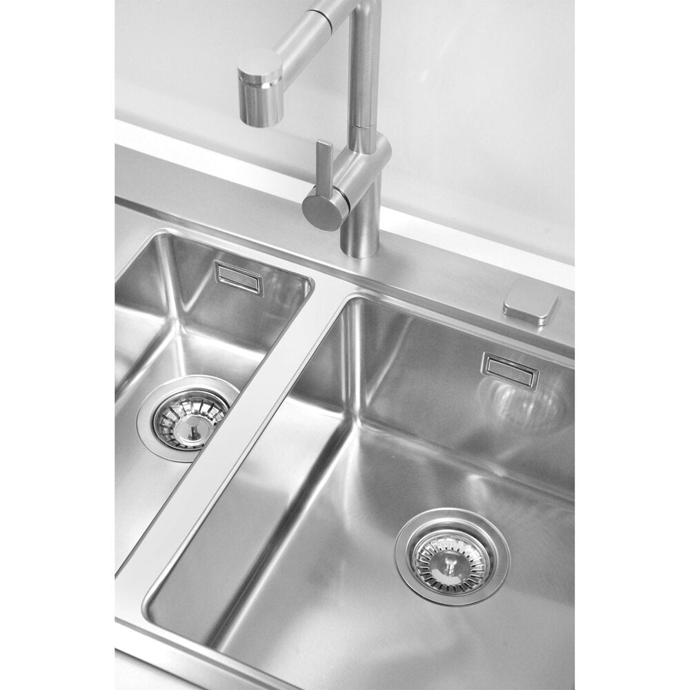 Alveus Pure 60 Right Stainless Steel Sink 98x53 cm