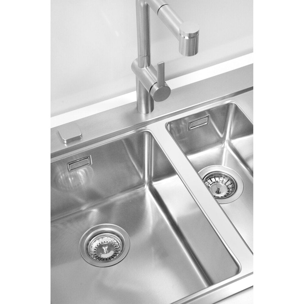 Alveus Pure 60 Left Stainless Steel Sink 98x53 cm