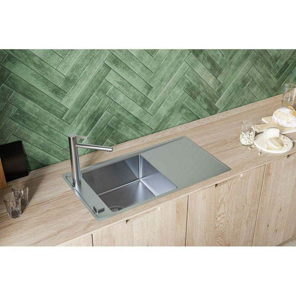 Мивка от неръждаема стомана Alveus Stricto 20 Satin 86x48 см