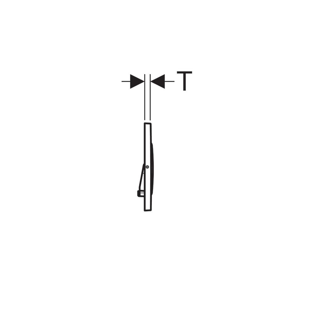 Geberit Sigma20 Flush Plate with Screw Fixing