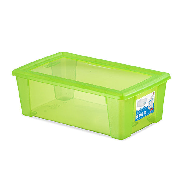 Универсална кутия Stefanplast Visual Box M, 5L, зелена 646553