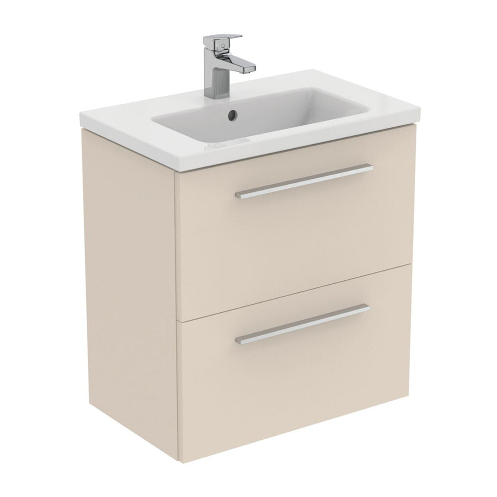Подусукан шкаф Ideal Standard i.life S 2 чекмеджета бежов - пясък 60 см