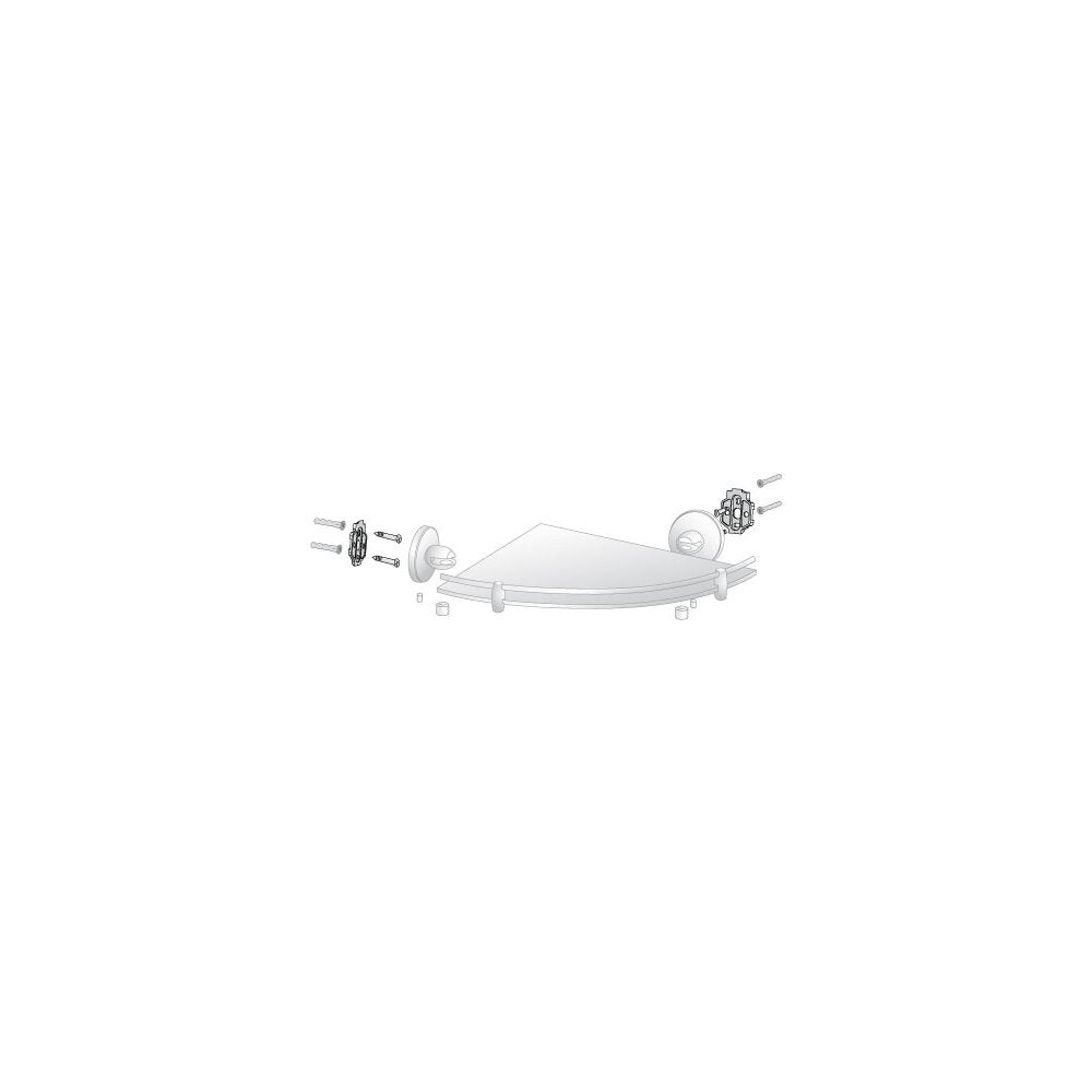Bisk Chroma Satin Shower Shelf