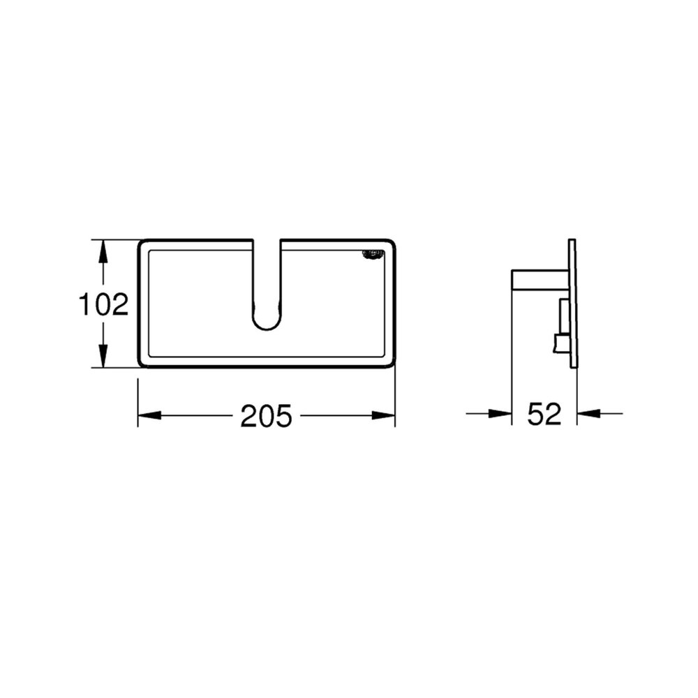 Grohe EasyReach White Shelf