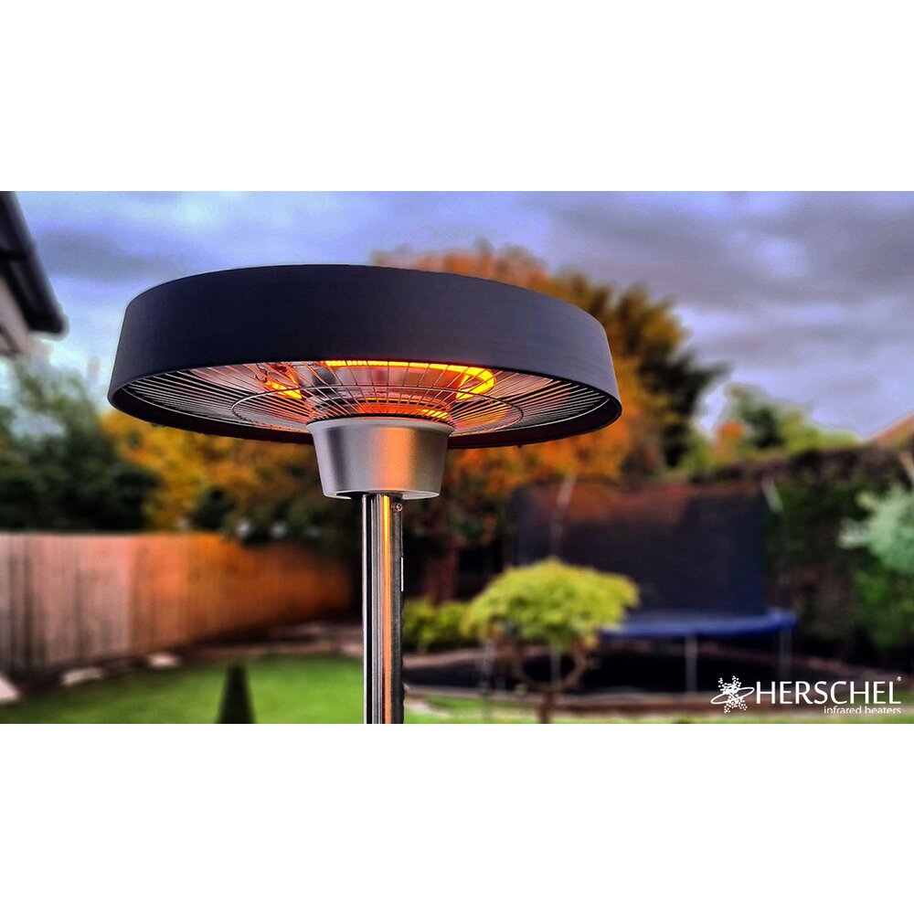 Herschel Florida 2000W Freestanding Infrared Heater Black