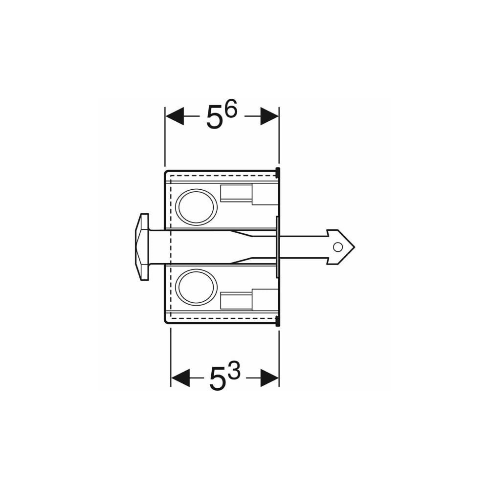 Geberit Installation Kit for Electronic Flush Plate