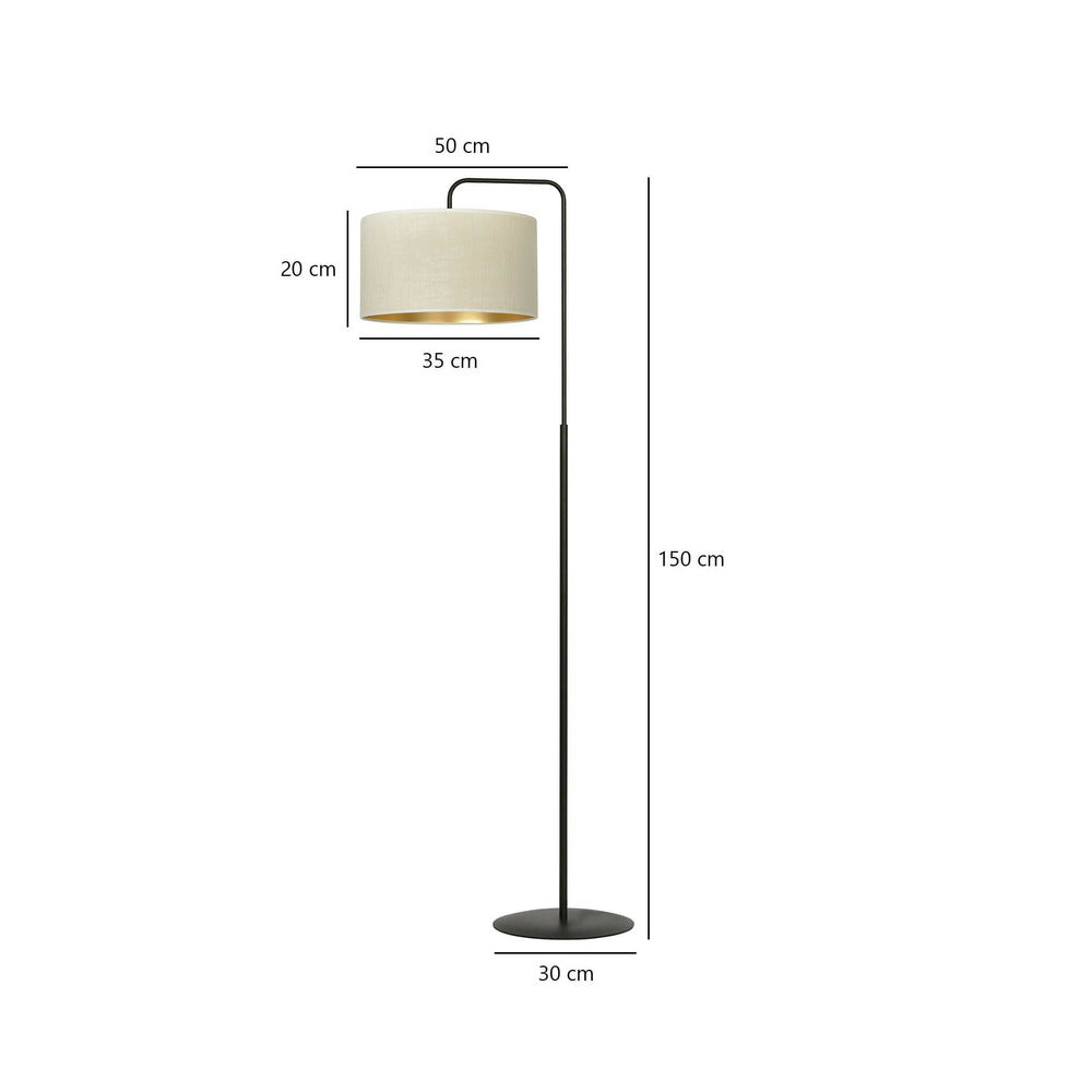 Emibig Hilde 1 Black/White Floor Lamp