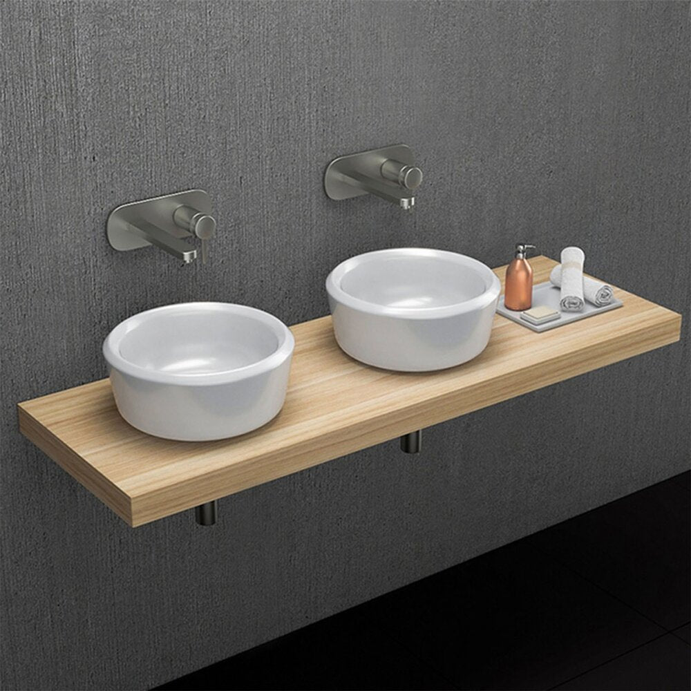 Hatria Pencil White Countertop Sink 40 cm