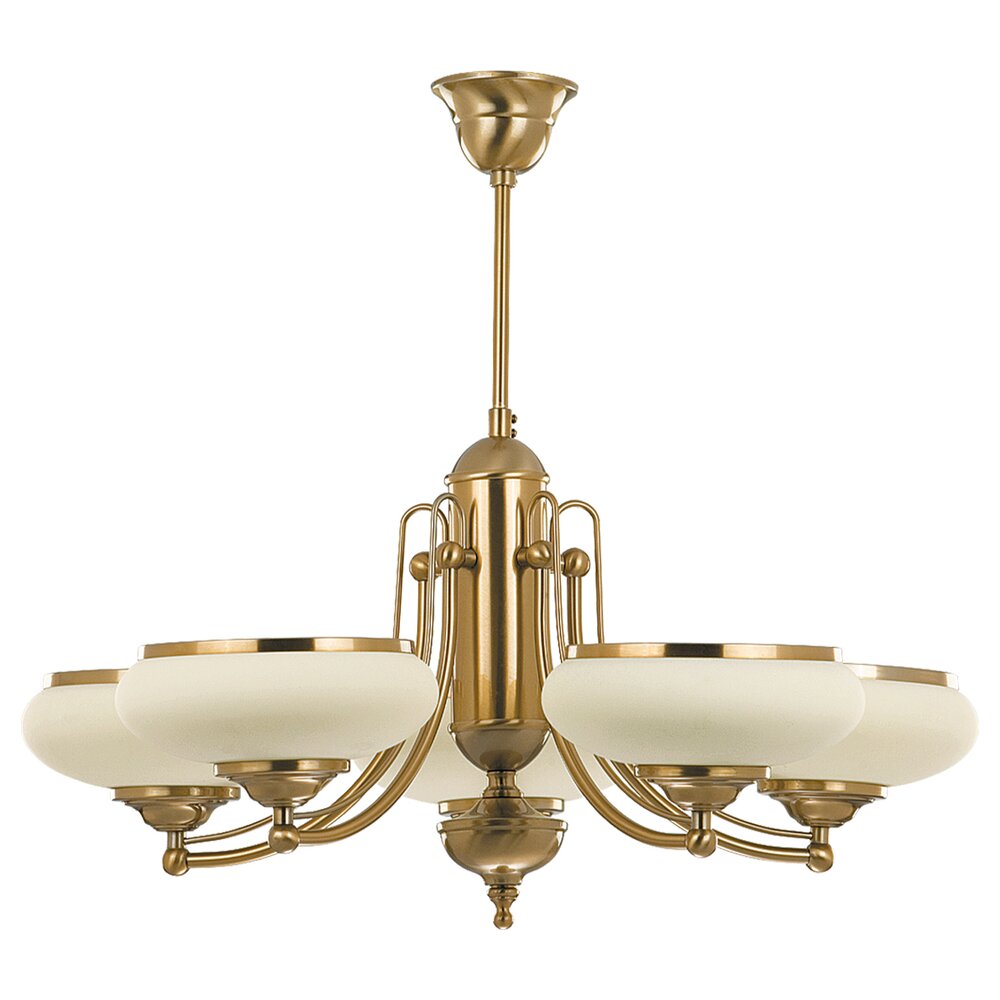 Alfa Prestige 5 Gold Chandelier