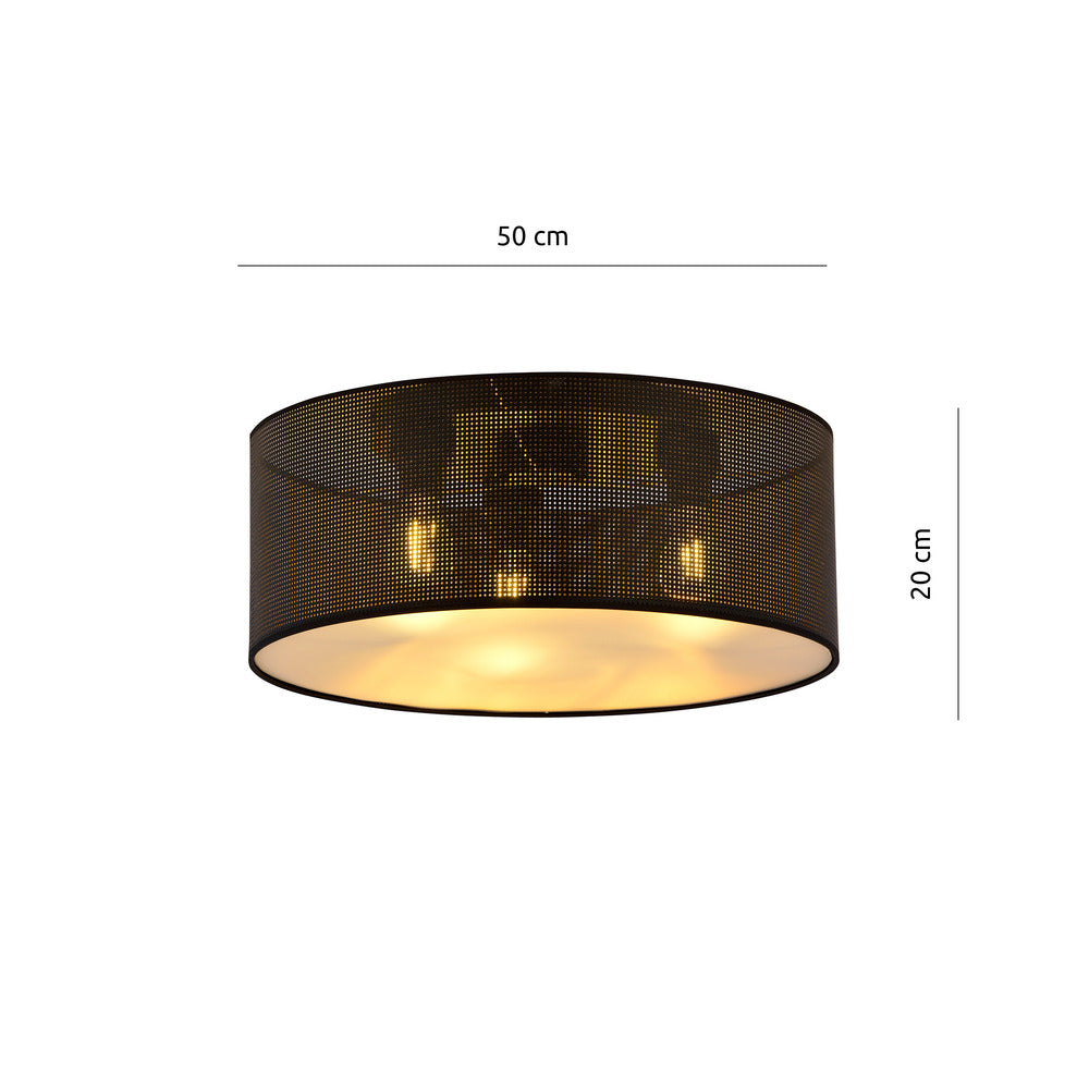 Emibig Aston 3 Chandelier Black/Black