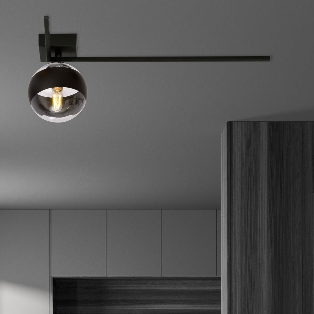 Emibig Imago 1F Black/Transparent Chandelier
