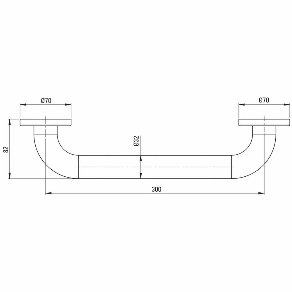 Deante Lehnen Funktion 30 cm Support Handle