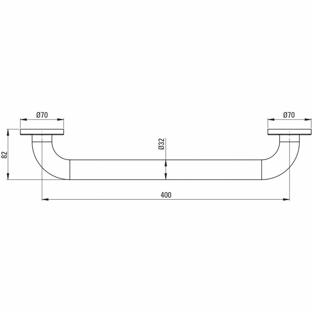 Deante Lehnen Funktion 45 cm Support Handle
