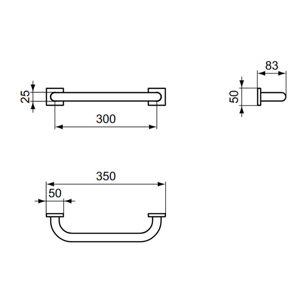 Държач за опора Ideal Standard IOM 35 см