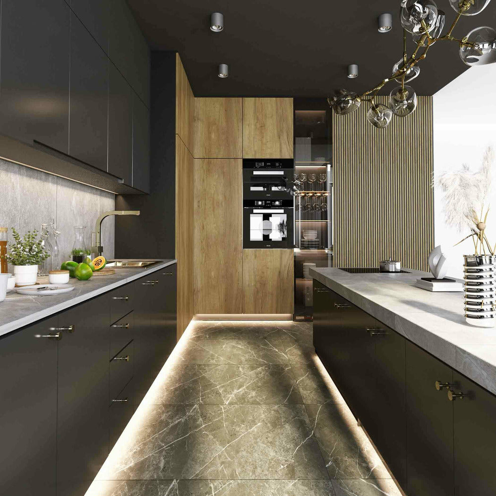 Панел рифлаж Ламелио Асти финиш дъб златен 12.2x270 см