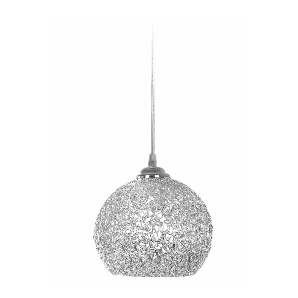 3-Arm Pendant Light with Spherical Shade in Chrome Rea APP633-3CP
