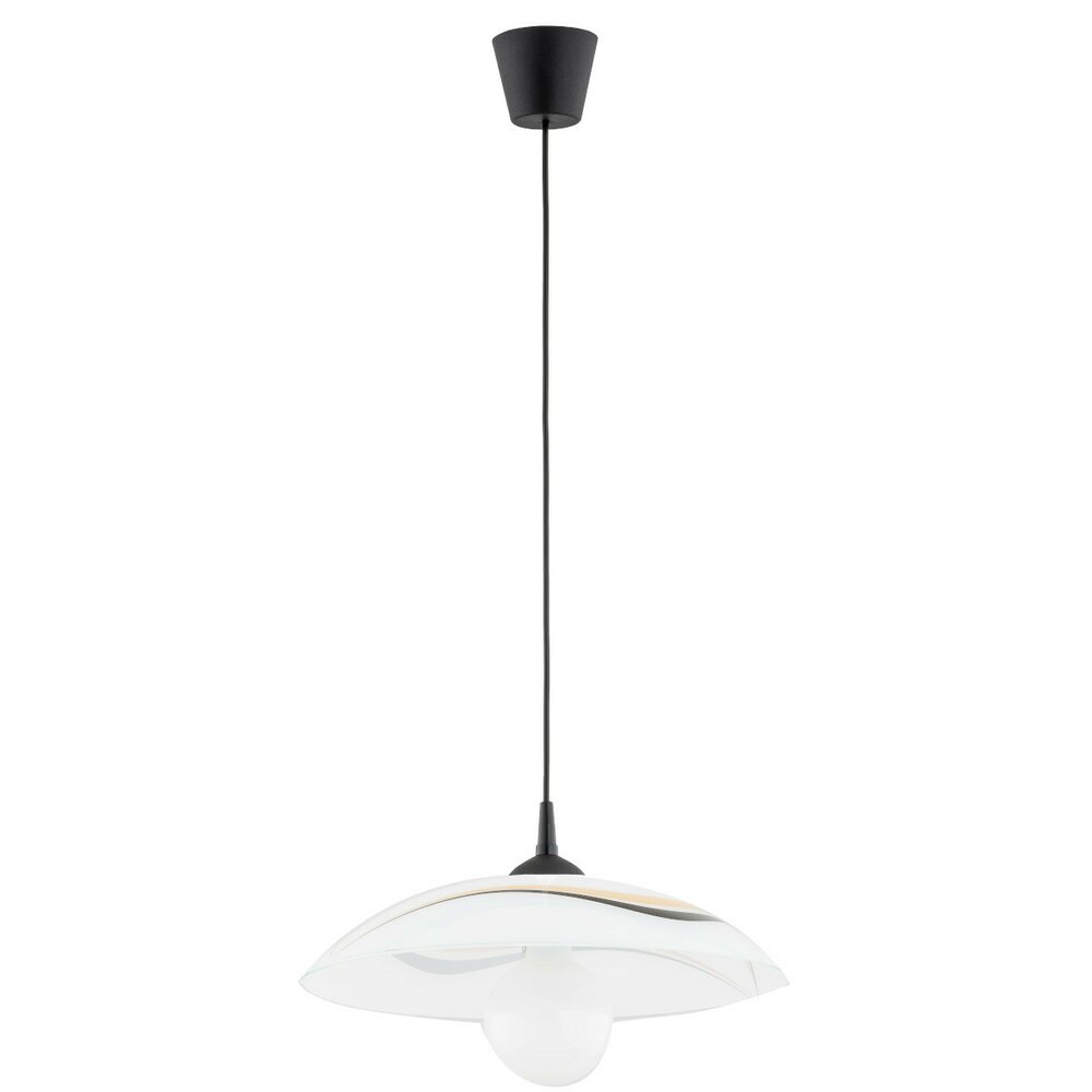 Alfa Fiołek 1 Pendant White/Black