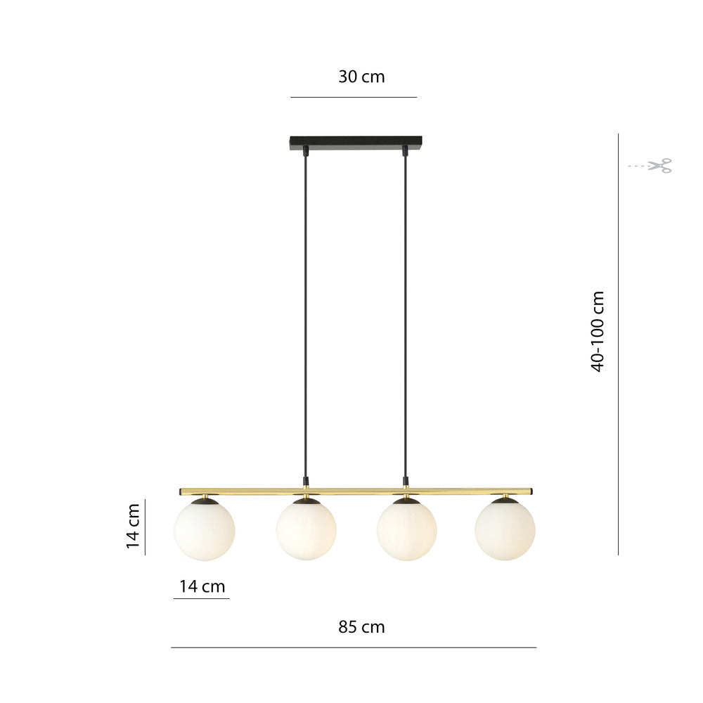 pendulum Emibig Alora 4 черен/бял