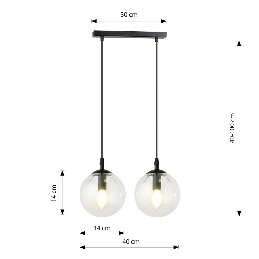 Emibig Cosmo 2 Black/Transparent Pendant