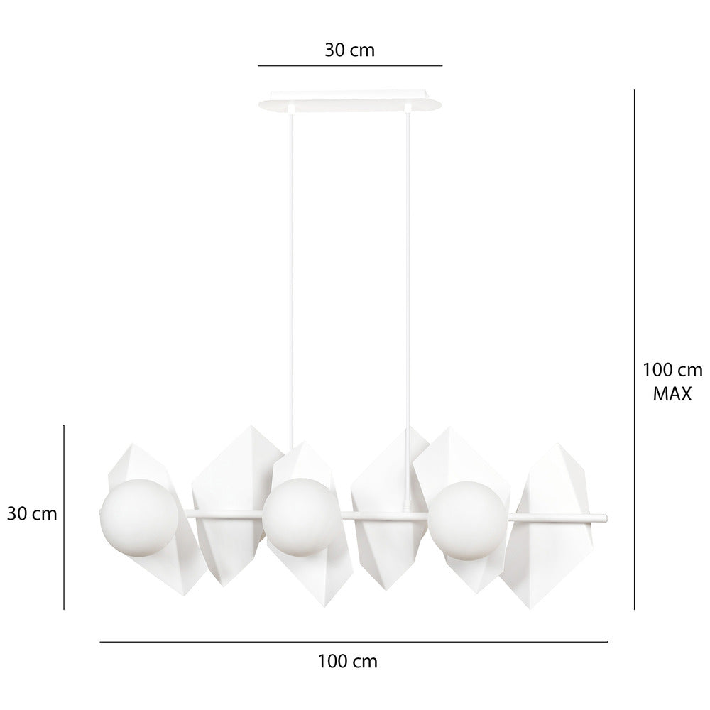 Emibig Drifton 6 White Pendant