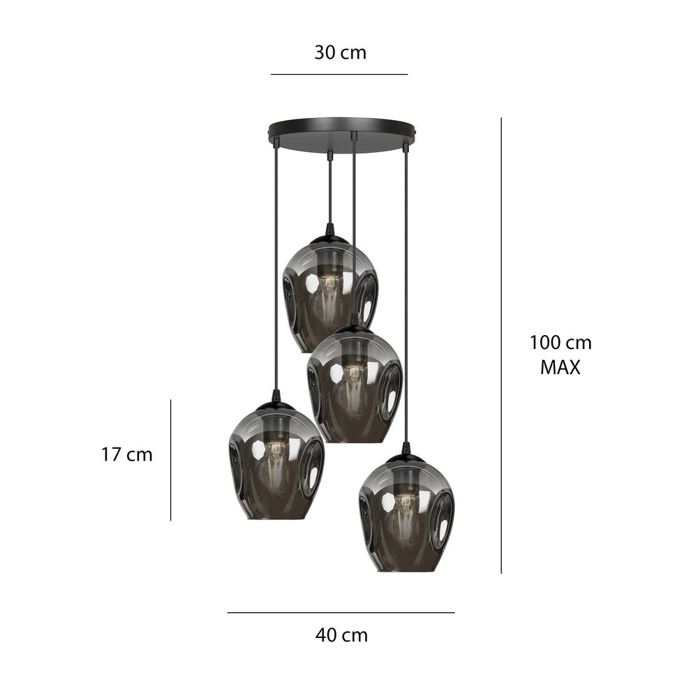 Emibig Istar 4 Premium Black/Graphite Pendant